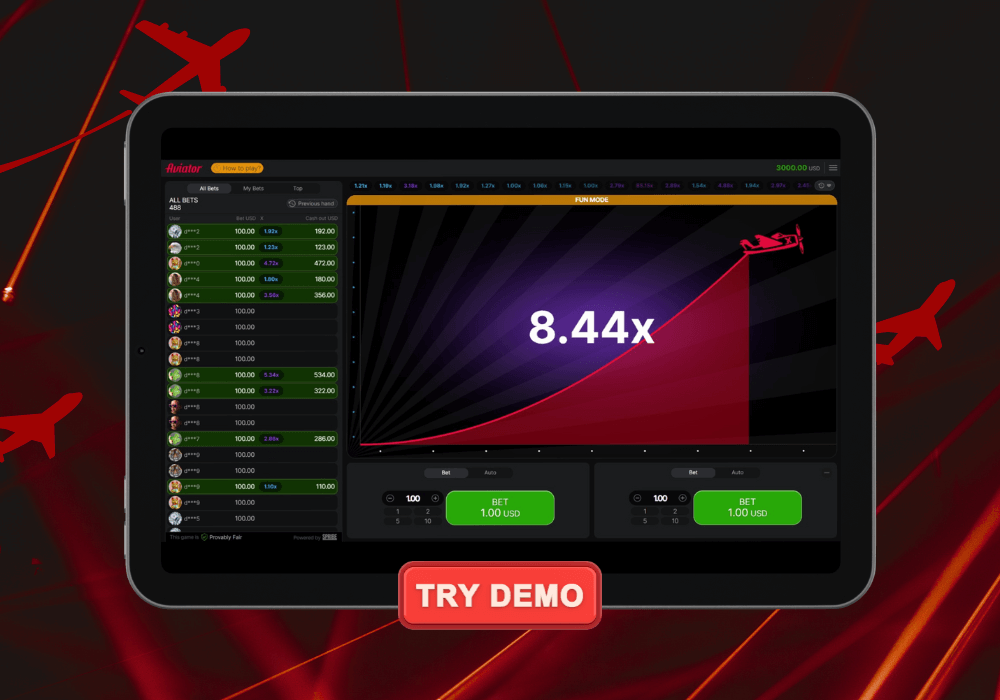 Aviator Demo